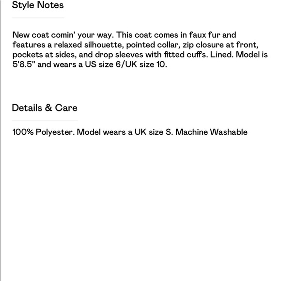 NWOT Teddy fur jacket - Picture 5 of 5